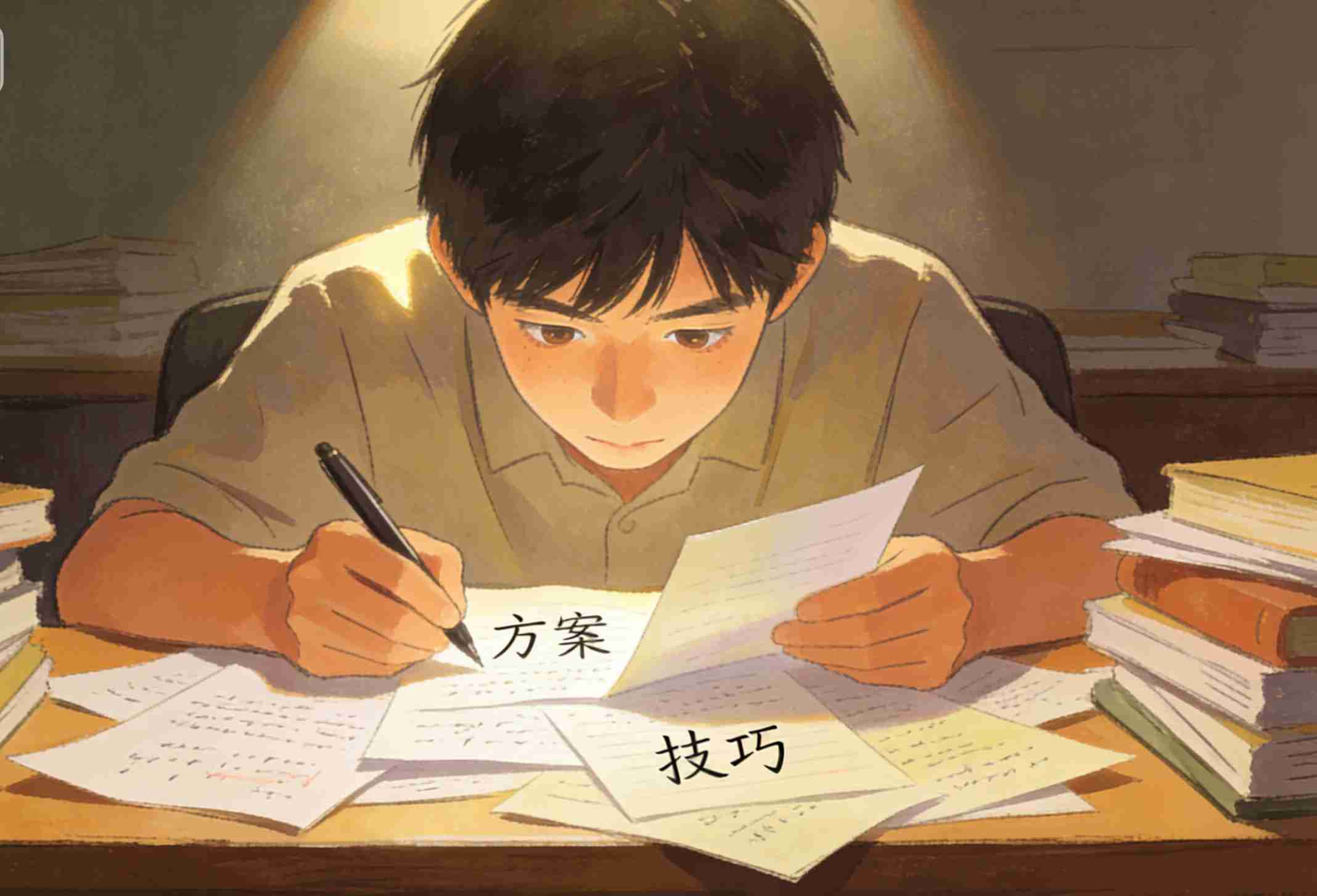 而是靠自己一点点摸索，真正看清了“方案”和“技巧”到底能做到哪一步